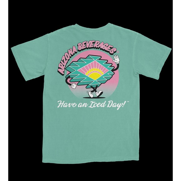 Other - Teal Sunburst Cotton T-Shirt
